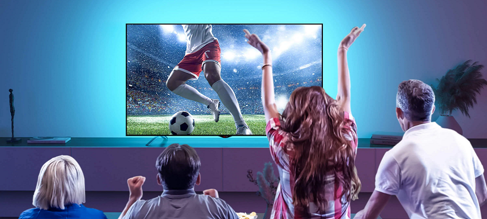 Govee RGB Bluetooth LED Strip Light, Backlight For TV's 46-60 Govee RGB Bluetooth LED Strip Light, Backlight For TV's 46-60